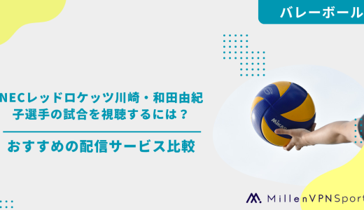 NECレッドロケッツ川崎・和田由紀子選手の試合を視聴するには？おすすめの配信サービス比較